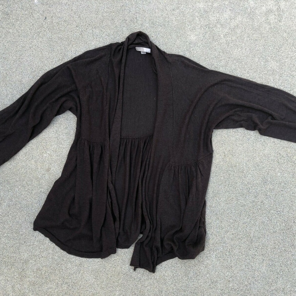 One A Women's Brown Premium Cardigan Sweater Sz L​​​​​​​​